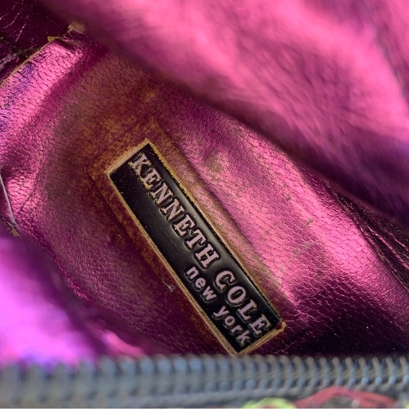 COPY - VINTAGE Boho Floral Embroidered Velvet Heeled Midi Boot By Kenneth Cole … - Picture 10 of 15